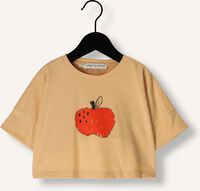 Cognacfarbene Sproet & Sprout T-shirt CROPPED T-SHIRT APPLE Cognacfarbene Sproet & Sprout T-shirt CROPPED T-SHIRT APPLE - medium