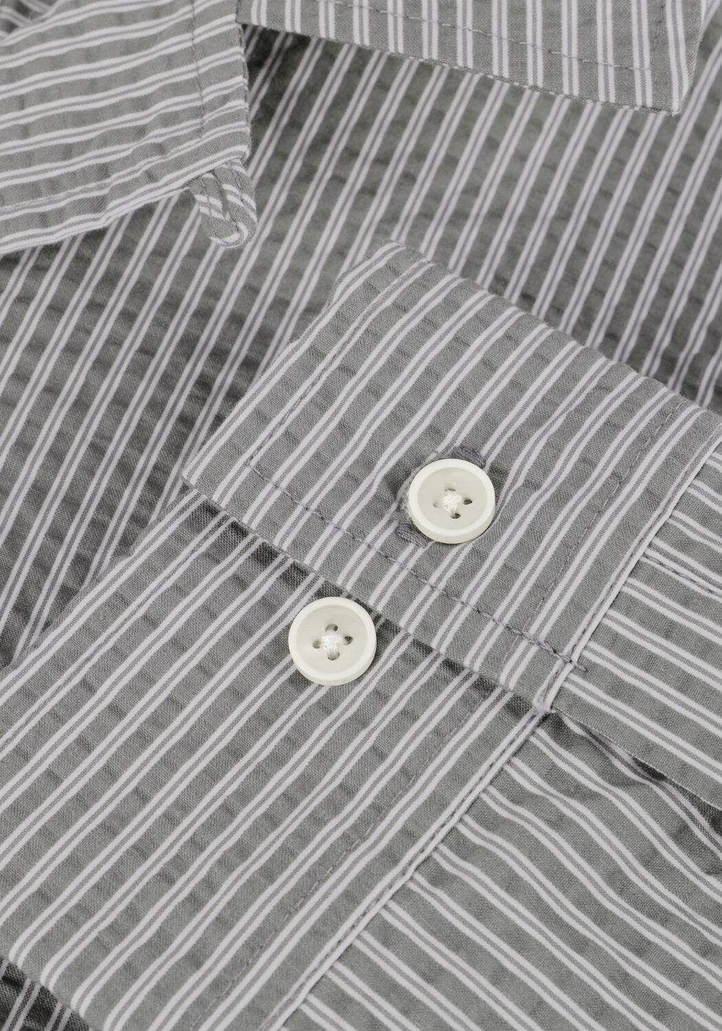 Olive ANERKJENDT Casual-Oberhemd AKKURT L/S STRIPE SHIRT - large