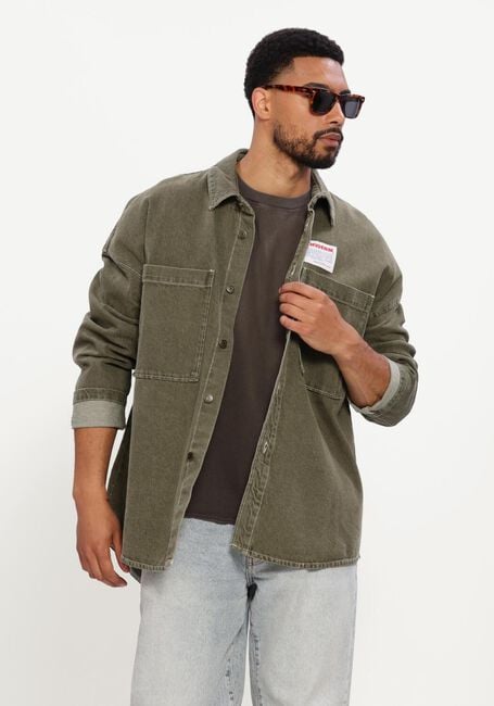 Gr&uuml;ne AMERICAN VINTAGE Overshirt UZATOWN - large