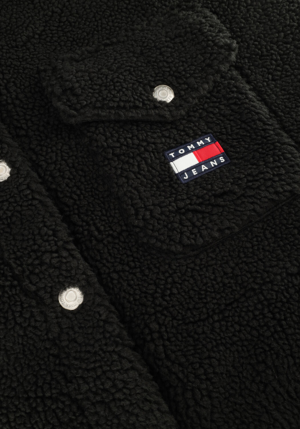 Schwarze TOMMY JEANS Strickjacke SHIRTS/WOVEN TOPS - large