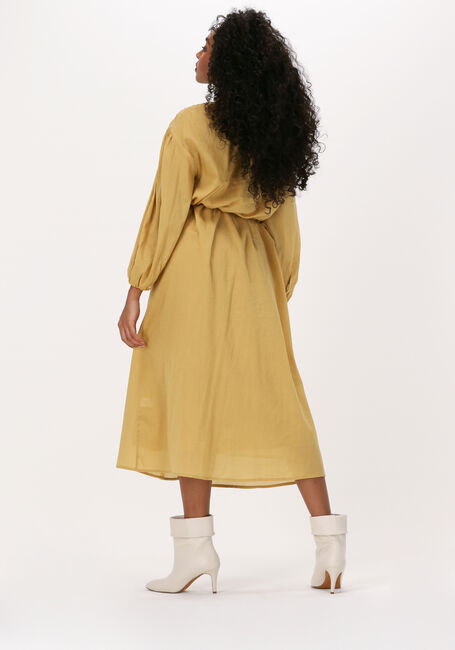 Gelbe ANTIK BATIK Midikleid OGGY LONGDRESS - large