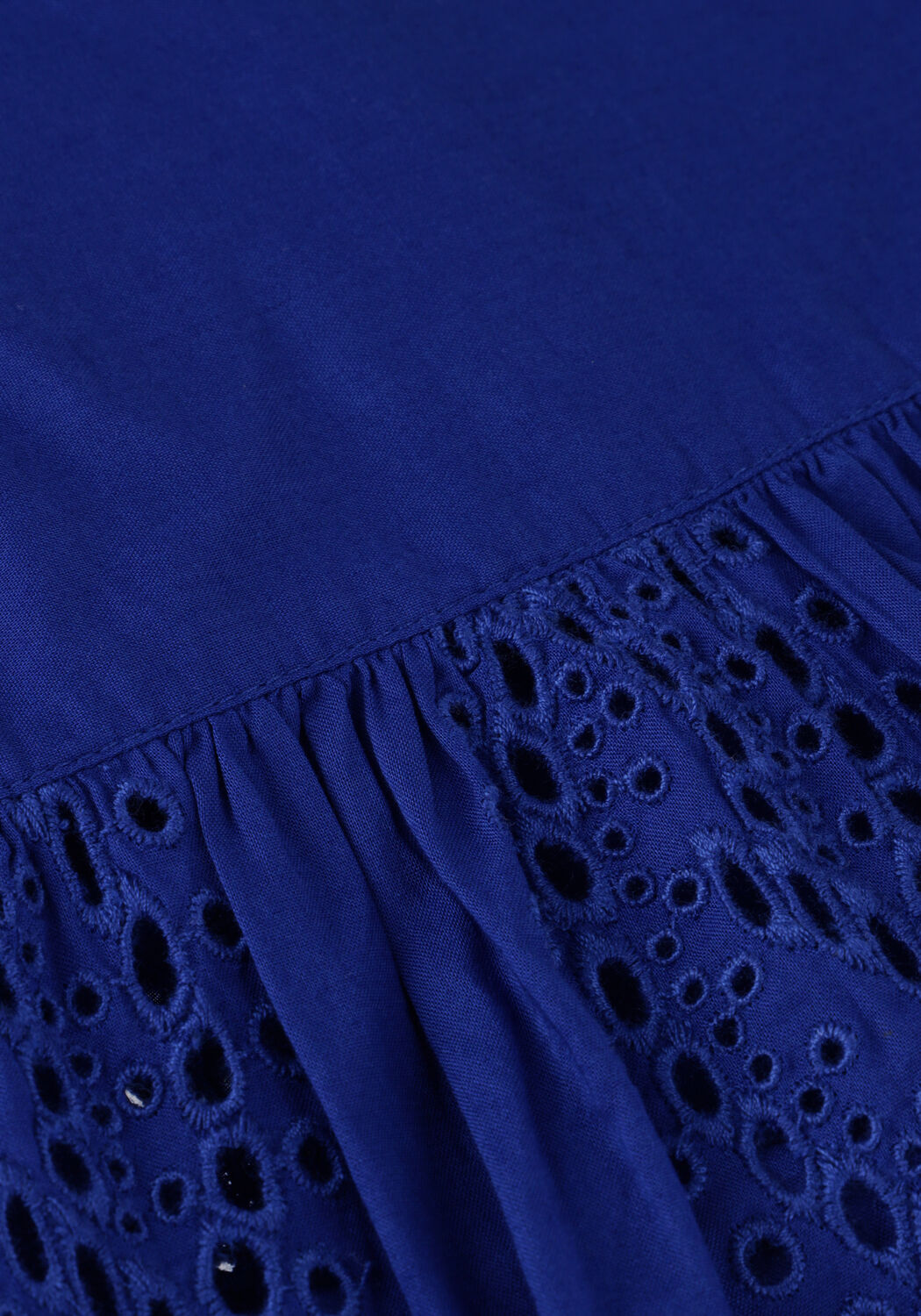 Blaue SCOTCH & SODA Blusen SHIRT WITH BROIDERIE ANGLAISE - large