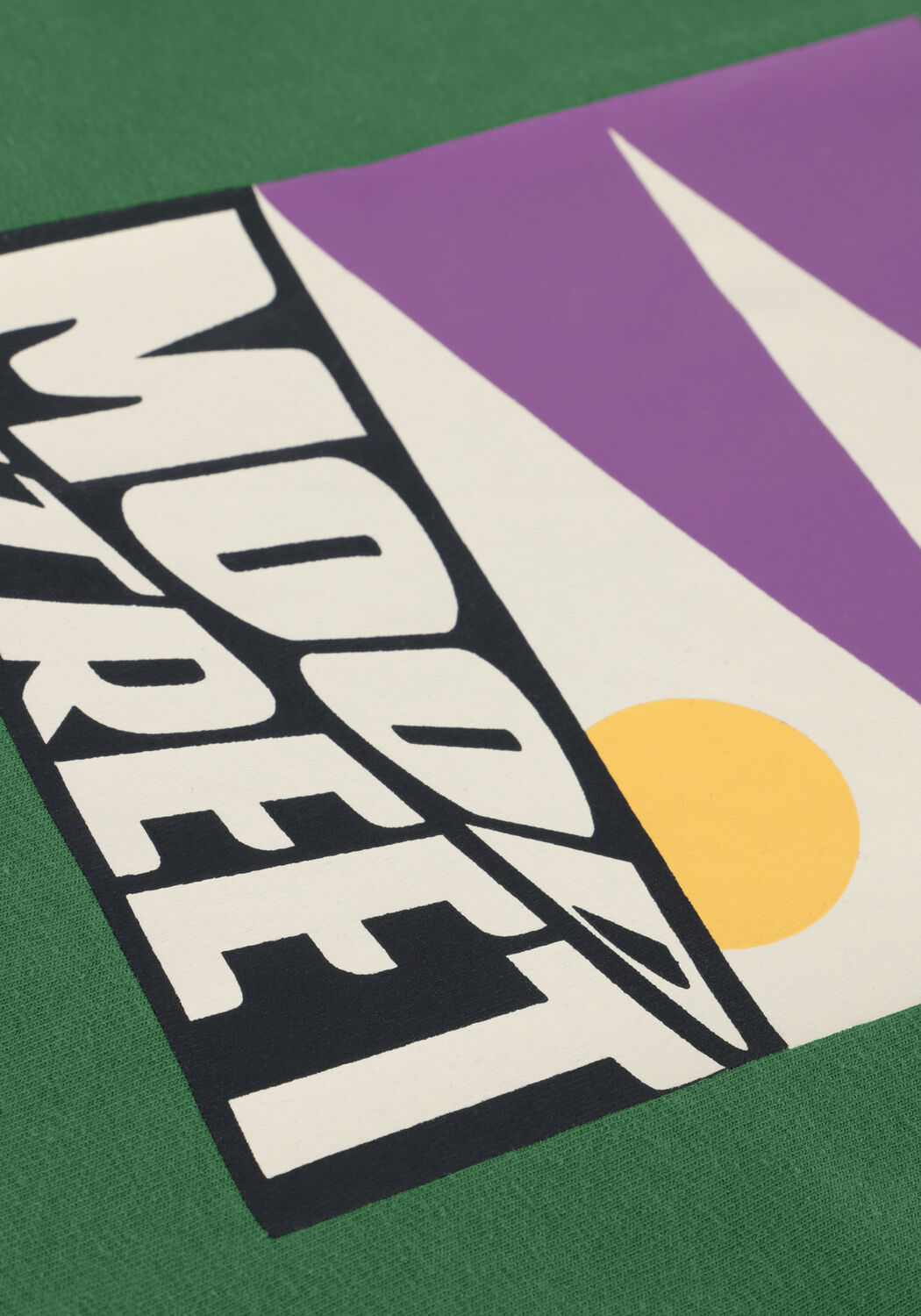 Gr&uuml;ne MOODSTREET T-shirt T-SHIRT FRONT + BACK PRINT - large