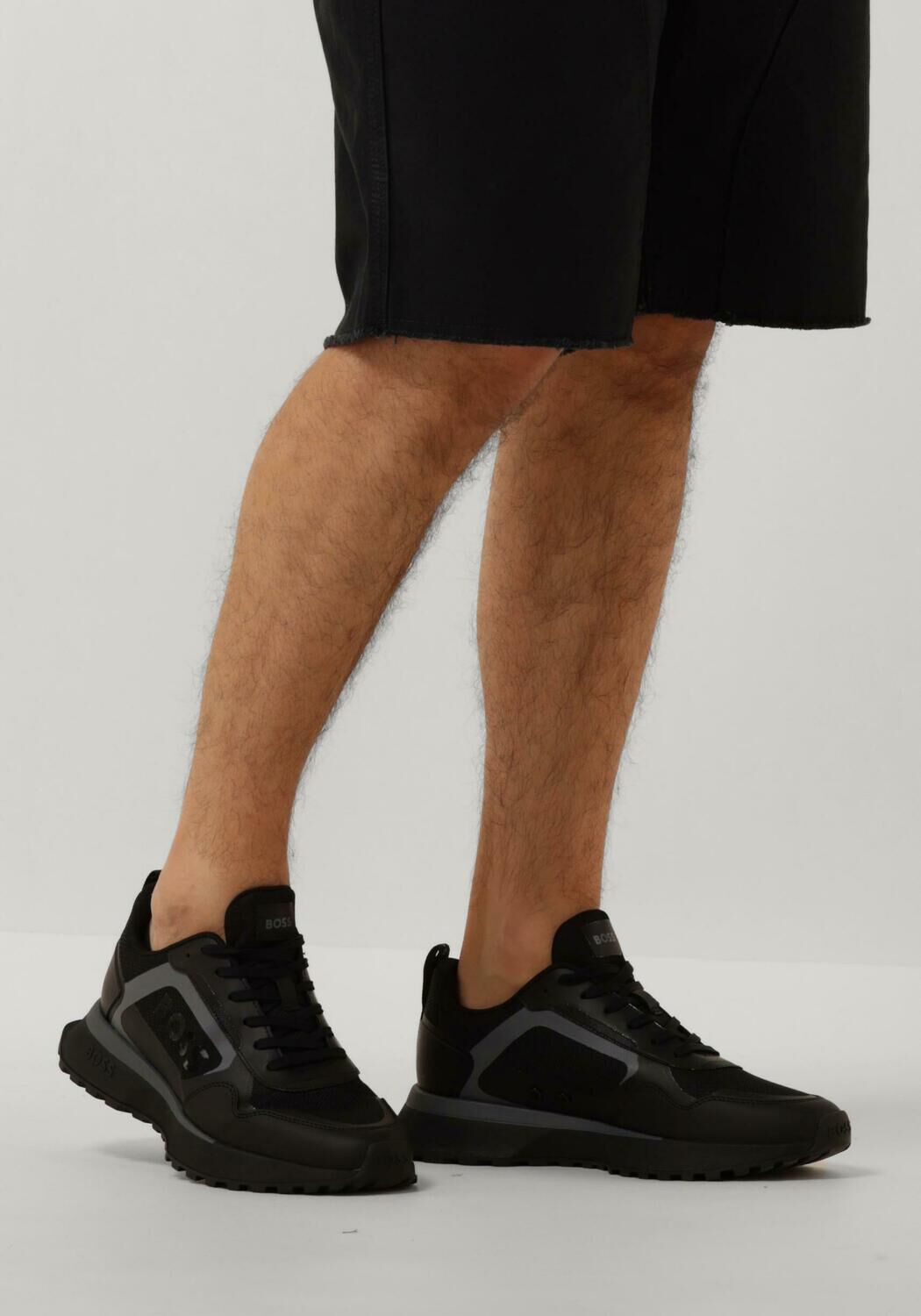 Schwarze BOSS Sneaker Low JONAH_RUNN - large