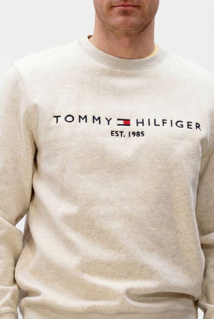 Sand TOMMY HILFIGER Sweatshirt TOMMY LOGO SWEATSHIRT - large