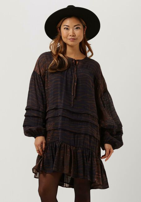 Braune FREEBIRD Minikleid PEPPER DRESS - large