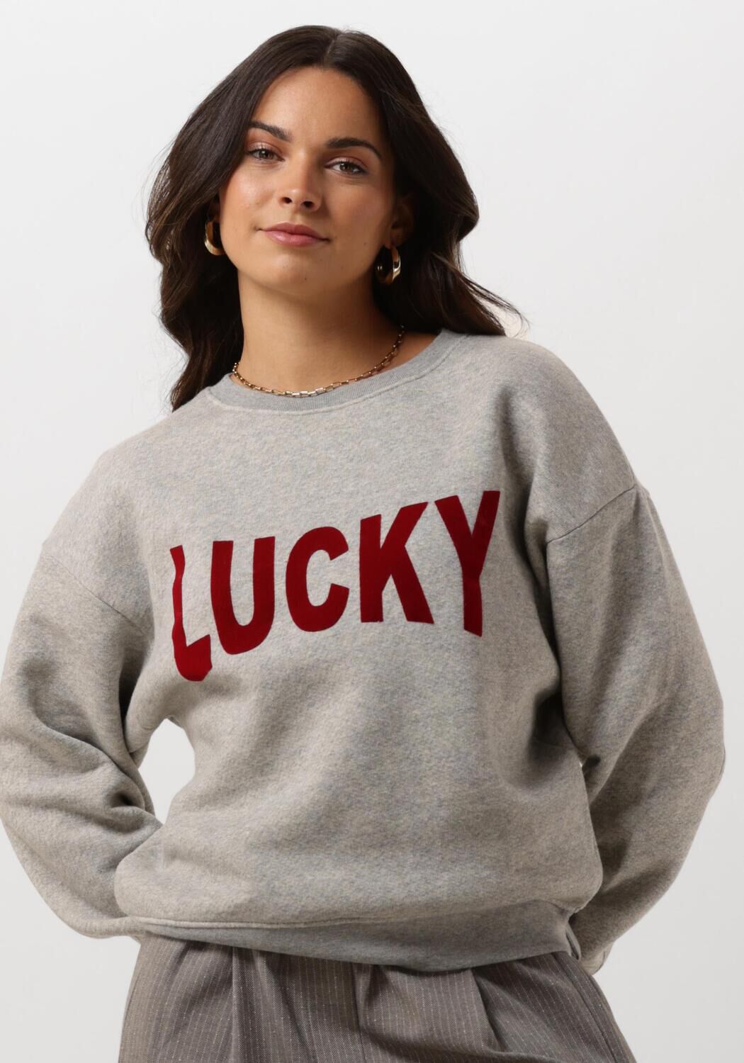 Graue BY BAR Pullover BAS LUCKY SWEATER Omoda