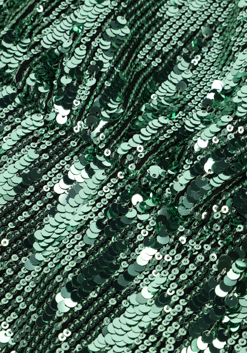 Gr&uuml;ne SELECTED WOMEN Minikleid SLFARI-COLYN LS SHORT SEQUINS - large