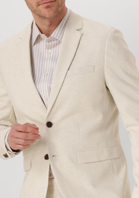 Beige SELECTED HOMME Sakkos SLHSLIMAITOR JERSEY STRUC BLZ FLEX NOOS - large