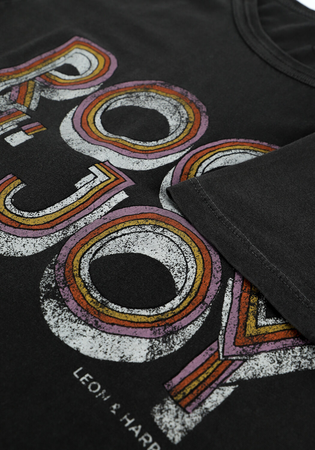 Graue LEON & HARPER T-shirt TORO JC05 JOY - large