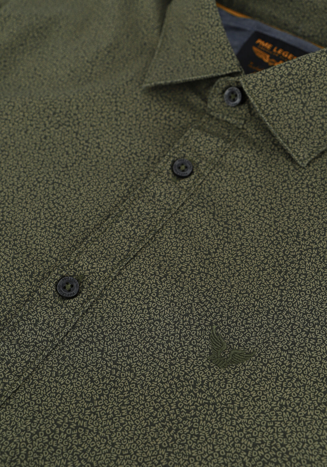 Gr&uuml;ne PME LEGEND Casual-Oberhemd LONG SLEEVE SHIRT POPLIN STRET - large