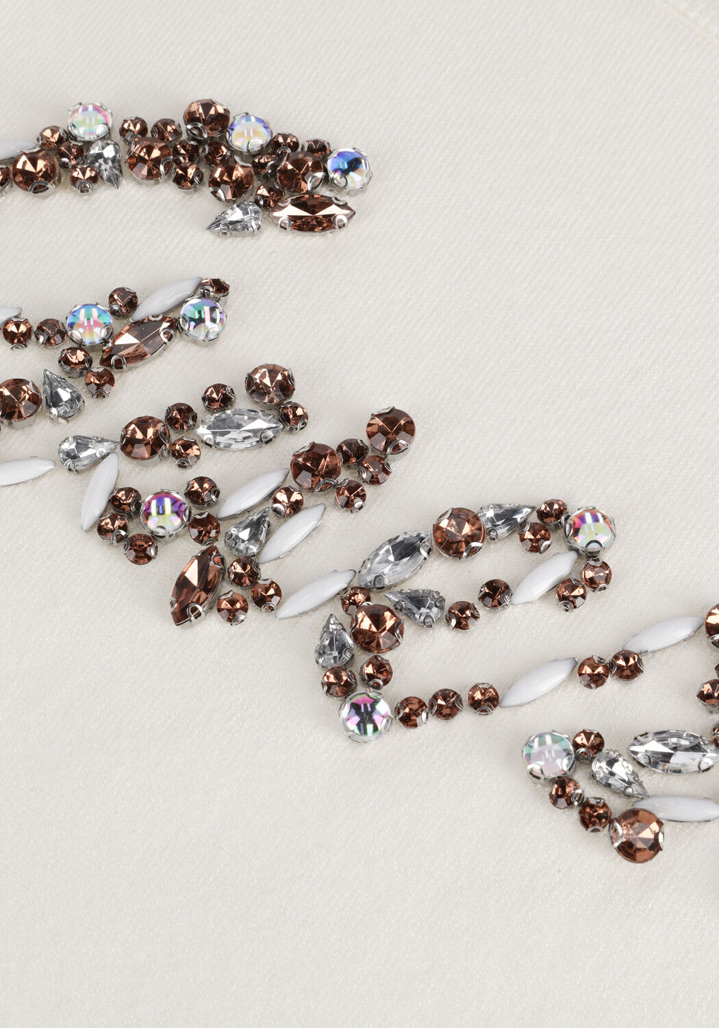 Nicht-gerade weiss GUESS Top EDITH RN SS SWTR - large