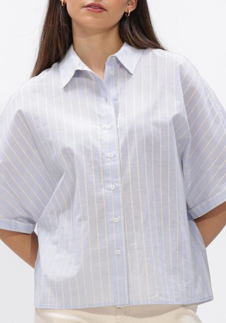 Hellblau BY-BAR Blusen SUNNY BLUE STRIPE BLOUSE - large