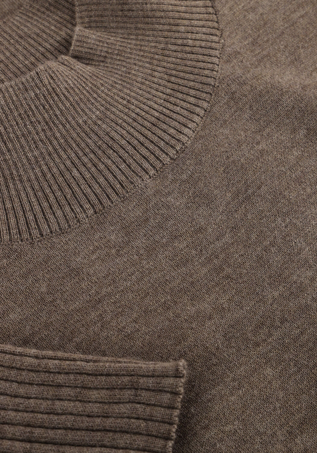 Taupe MOS MOSH Pullover MMRELENA TURTLENECK SS KNIT - large