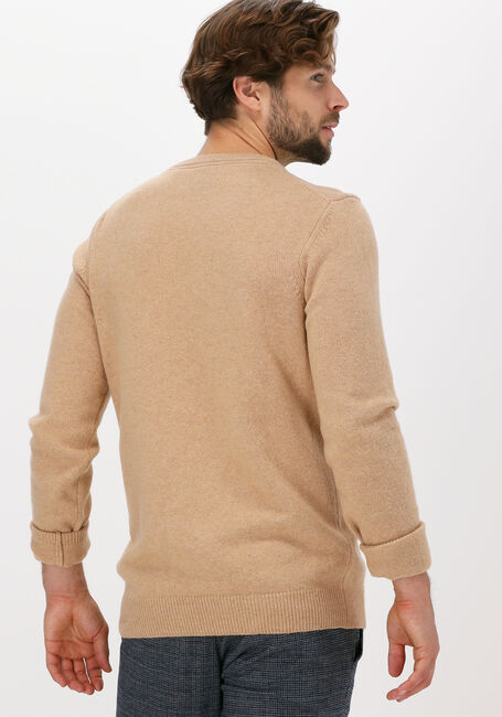 Beige LYLE & SCOTT Pullover CREW NECK LAMBSWOOL BLEND JUMP - large