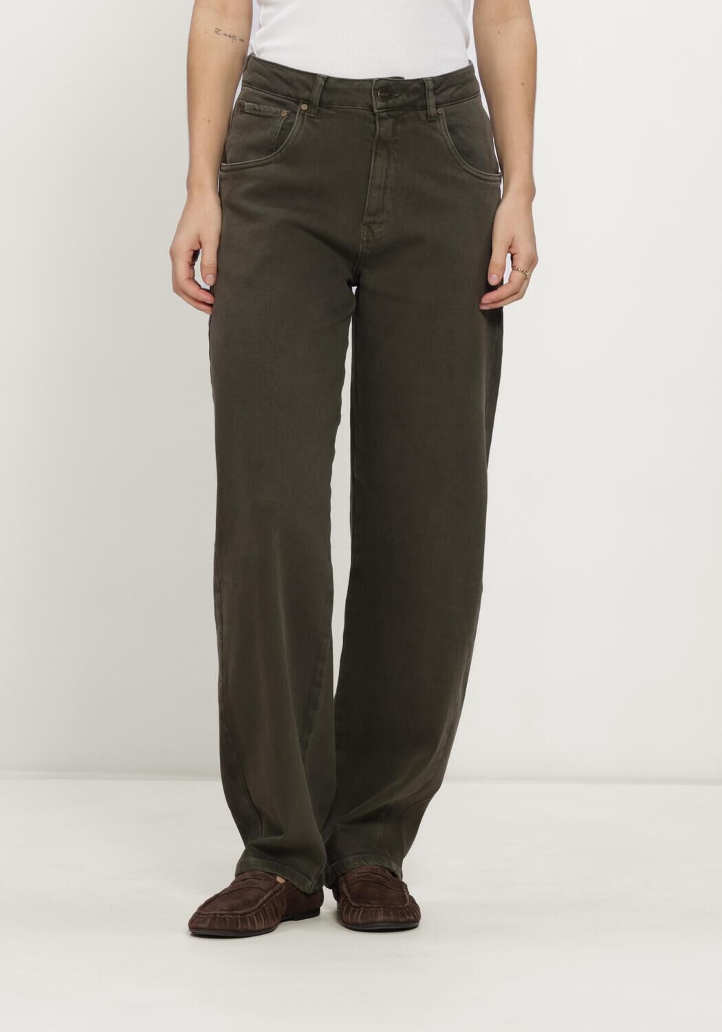 Gr&uuml;ne NUKUS Barrel jeans PETRA PANTS - large