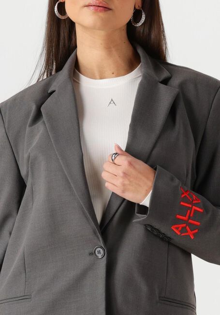 Graue ALIX THE LABEL Blazer LADIES WOVEN CLEAN BLAZER - large