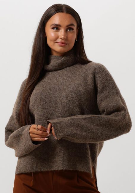Taupe GESTUZ Rollkragenpullover ALPHAGZ ROLLNECK - large