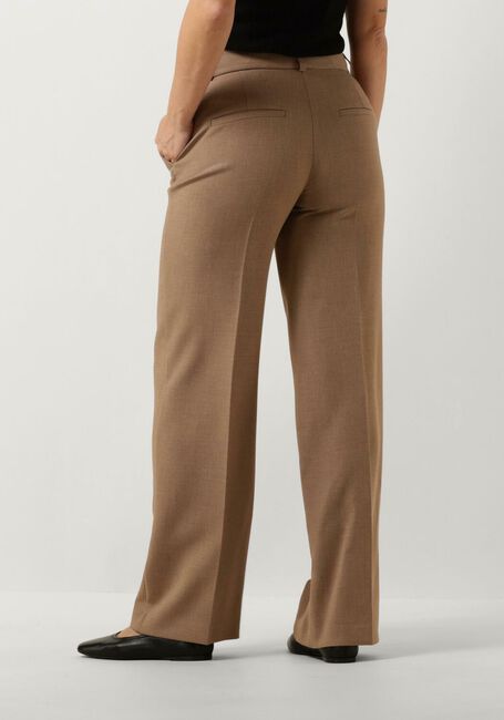 Camelfarbene SELECTED FEMME Hose SLFRITA MW WIDE PANT CAMEL MLG N - large