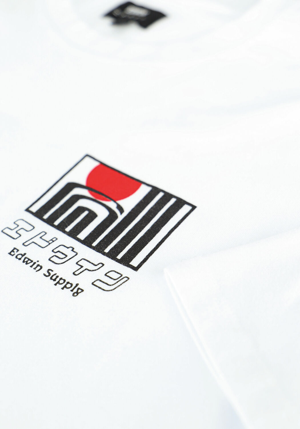 Wei&szlig;e EDWIN T-shirt SUN BUILDINGS TS - large