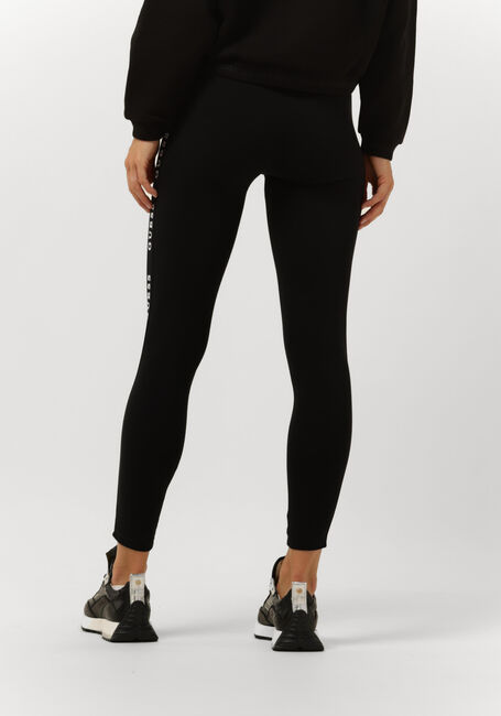 Schwarze GUESS Jogginghose ALINE LEGGINGS 4/4 ECO J. STR - large