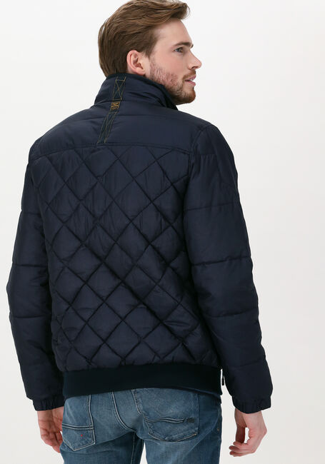 Blaue PME LEGEND Wattierte Jack BOMBER JACKET CRINKLE FOIL CAR - large