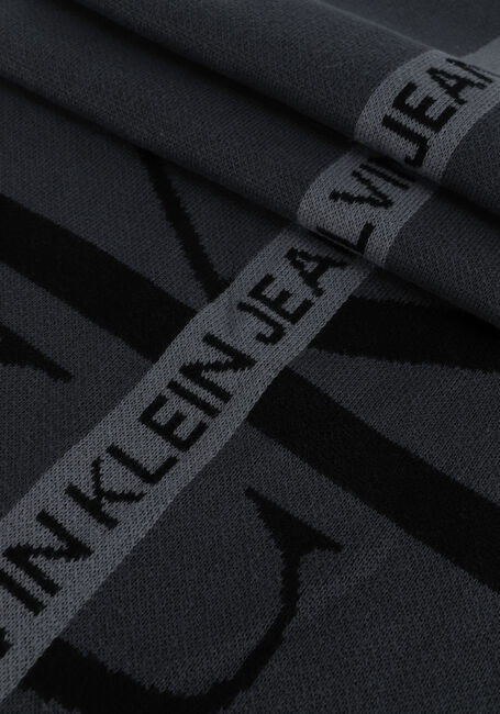 Graue CALVIN KLEIN Schal COTTON TAPE SCARF - large