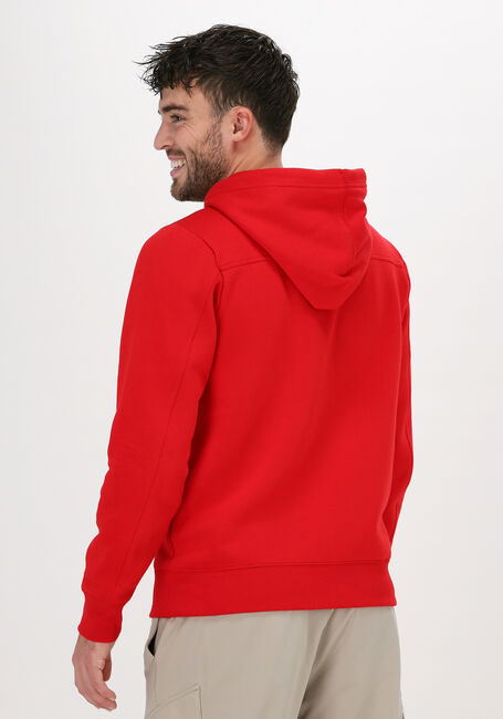 Rote CALVIN KLEIN Sweatshirt ARCHIVAL MONOGRAM FLOCK HOODIE - large