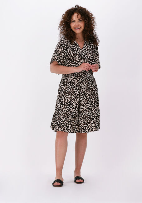 Braune CO'COUTURE Minikleid SAMIA ADORE CROP SMOCK DRESS - large