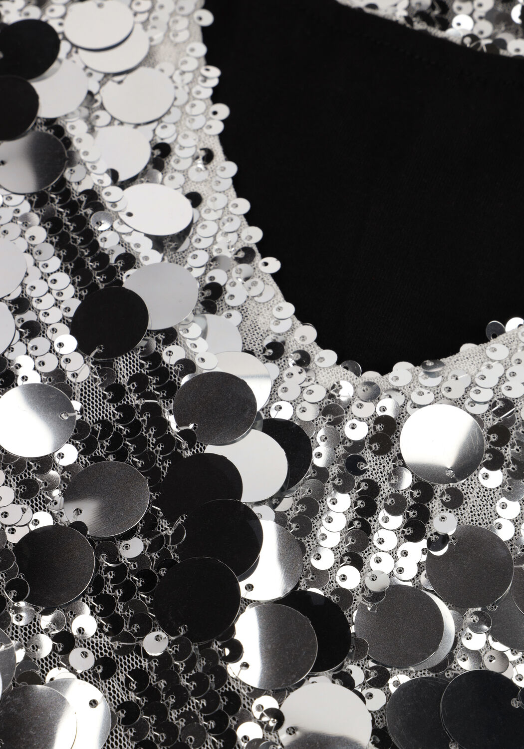 Silberne MOVES Minikleid IDONA - large