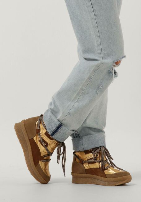 Goldfarbene TORAL Schnürboots GSTAAD - large