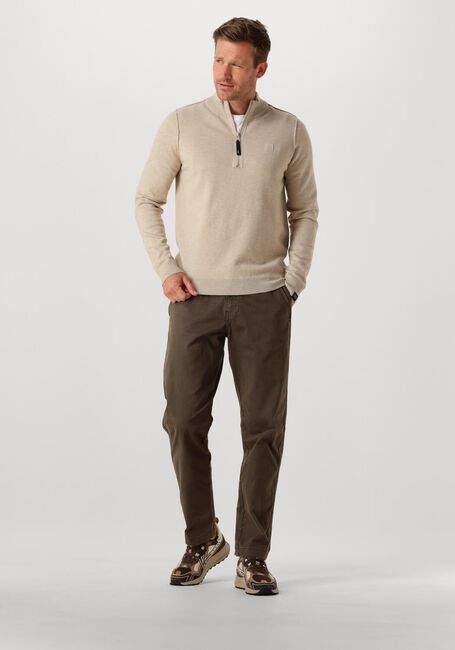Beige BUTCHER OF BLUE Pullover CLIFDEN HALFZIP - large
