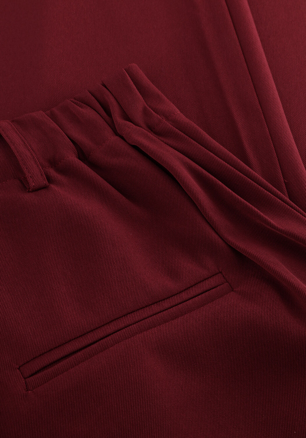 Bordeaux YDENCE Weite Hose PANTS SOLANGE TALL - large