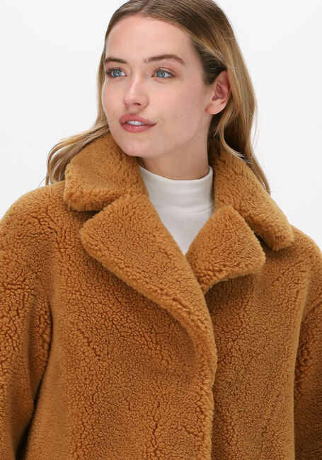 Braune STAND STUDIO Teddy-Jacke CAMILLE COCOON COAT TEDDY - large