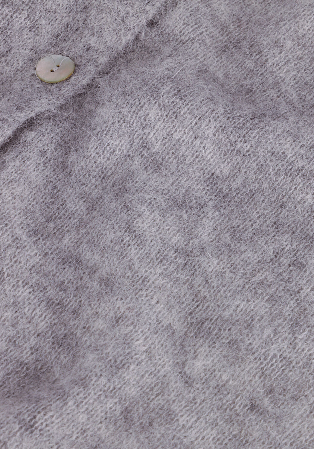 Graue SUMMUM Strickjacke CARDIGAN FEATHER LIGHT ALPACA KNIT - large