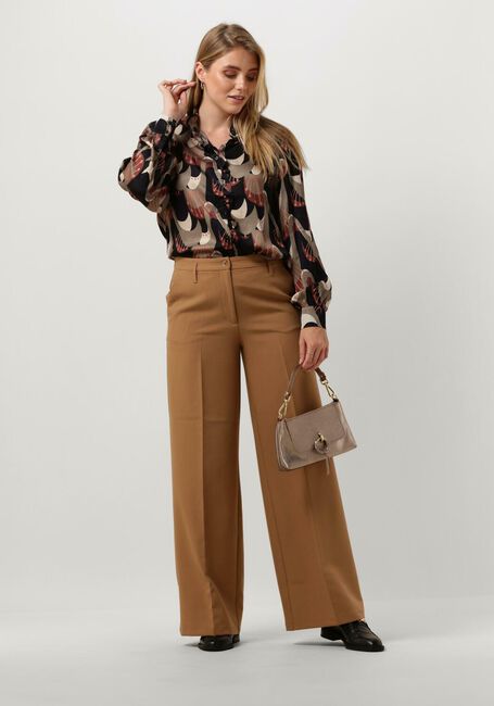 Braune SUMMUM Weite Hose TROUSERS WIDE LEGS FOAM UNI - large