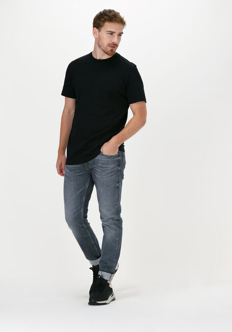 Schwarze SELECTED HOMME T-shirt SLHNORMANI180 SS O-NECK TEE - large