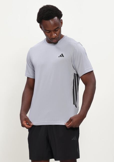 Hellgrau ADIDAS T-shirt TECHESS 3S TEE - large