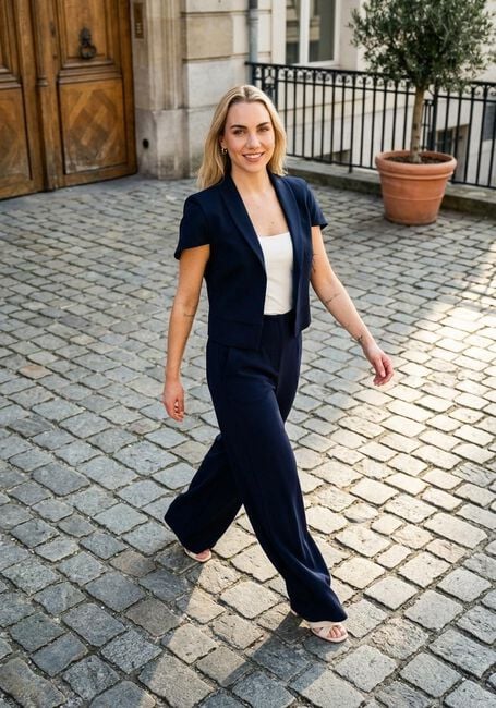 Dunkelblau EST'SEVEN Blazer KYA BLAZER - large