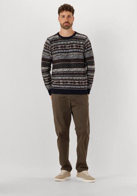 Mehrfarbige/Bunte ANERKJENDT Pullover AKSUNE REVERSE INKA KNIT - large