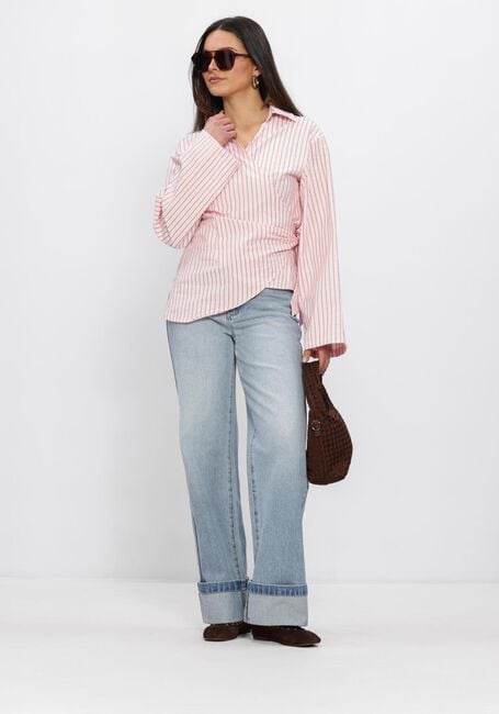 Rosane NEO NOIR Blusen TIFUNA STRIPE WRAP SHIR - large