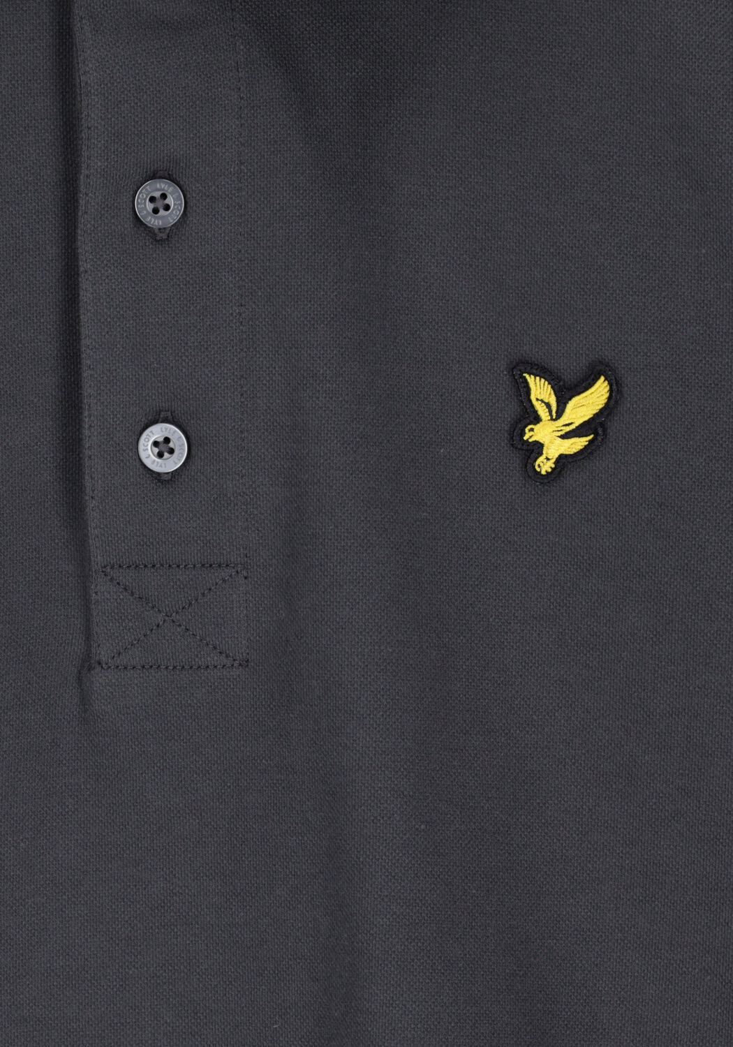Graue LYLE & SCOTT Polo-Shirt PLAIN POLO SHIRT - large