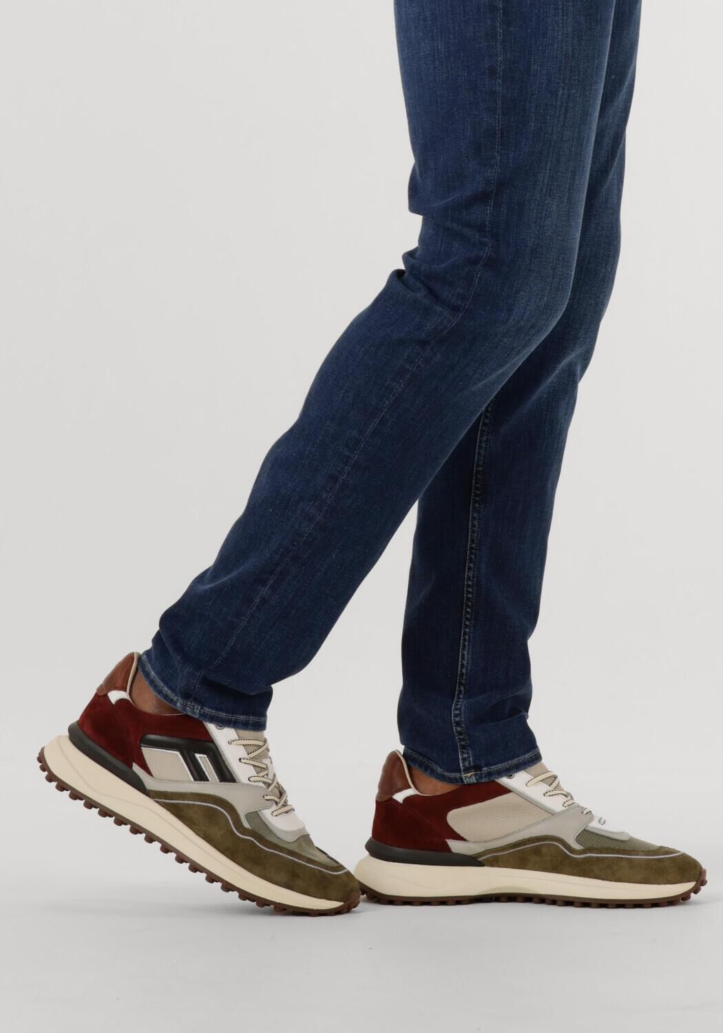 Gr&uuml;ne FLORIS VAN BOMMEL Sneaker Low SFM-10139 NOPPI - large