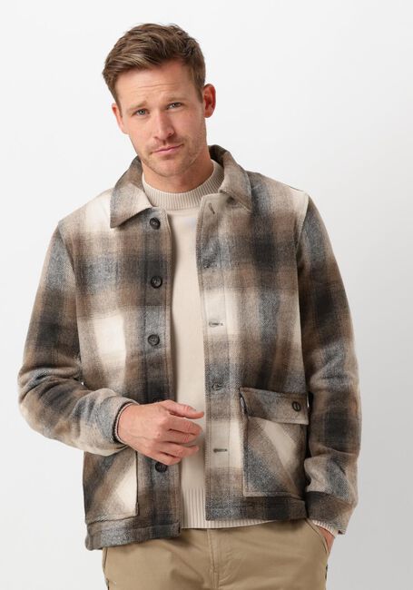 Graue DSTREZZED Jack KEY CHECK JACKET - large
