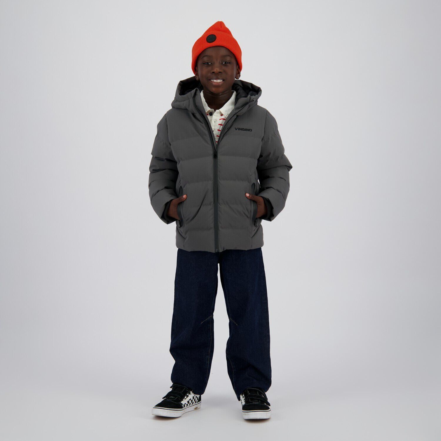 Dunkelgrau VINGINO Wattierte Jack TAKE - large