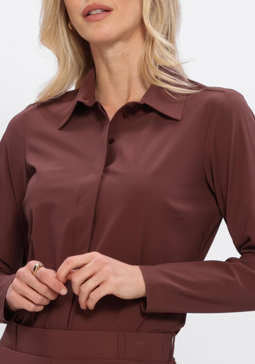 Braune STUDIO ANNELOES Top Poppy blind shirt - large