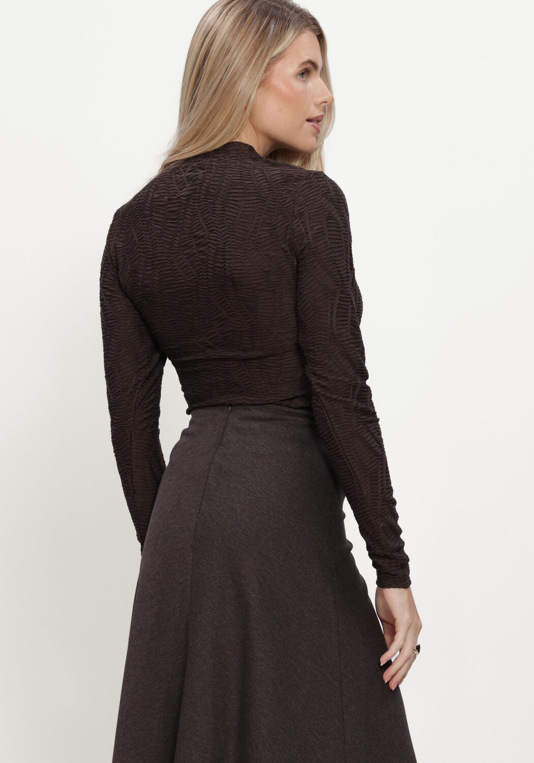 Braune COPENHAGEN MUSE Blusen CMJERI-BLOUSE - large