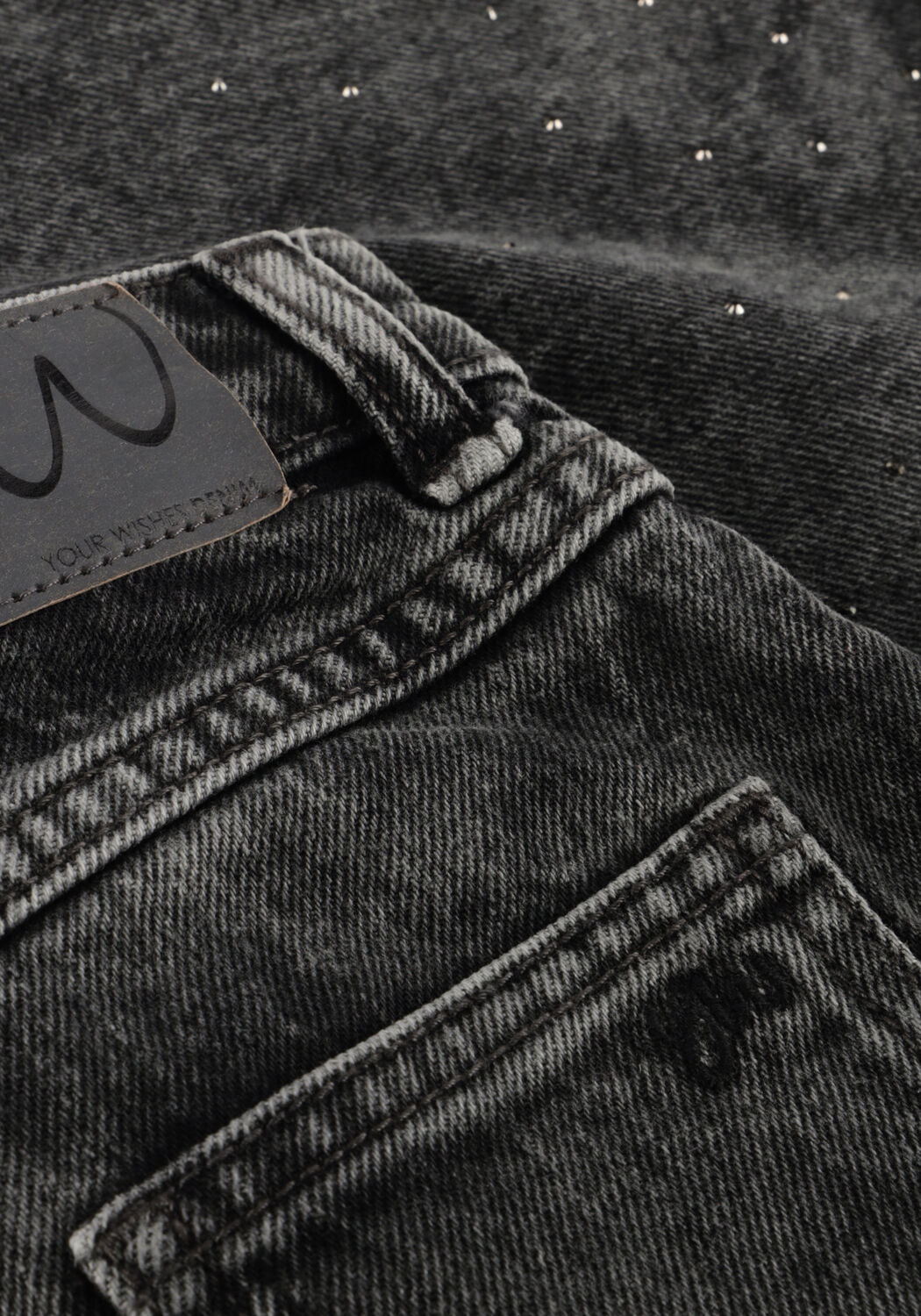 Dunkelgrau YOUR WISHES Minirock STRETCH DENIM GLITTER SKIRT - large