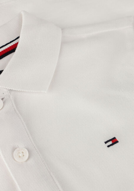 Weiße TOMMY HILFIGER Polo-Shirt FLAG POLO SS - large