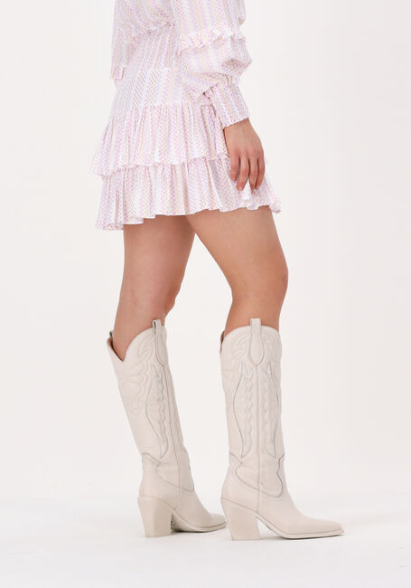 Weiße Y.A.S. Minirock YASPRISMA HW SKIRT - large